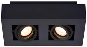 Φωτιστικό Οροφής Lucide 09119-11-30 XIRAX Μαύρο Ματ (Black Mat) 2200 K