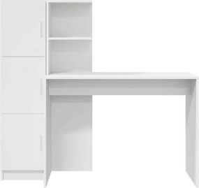 vidaXL Γραφείο 2 pcs Λευκό