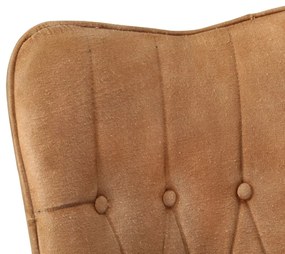 vidaXL Πολυθρόνα Καφέ από Καραβόπανο