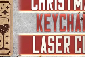 Intra απο ξύλο plywood 3mm-4mm πάχος Christmas Keychain | Χριστούγεννα Δίασταση 6x6 cm INTRAFABR-62988670