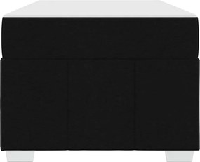 vidaXL Σκελετός Κρεβατιού με στρώμα Μαύρο 100 x 200 cm ύφασμα