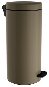 Καλάθι Απορριμμάτων 20lt Soft Close Ανοξείδωτο Matt Light Bronze Pam &amp; Co Φ25x55εκ. 18-310-963