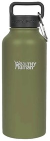 Μπουκάλι Θερμός Stein Healthy Human με χωρητικότητα 950ml και διατήρηση θερμοκρασίας 12h ζεστό / 24h κρύο - Olive
