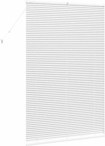 vidaXL Βενετσιάνικες Ρόδες Λευκό 175 x 110 εκ Αλουμίνιο