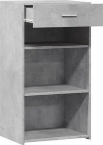 vidaXL Ντουλάπι Γκρι Σκυροδέματος 50x42,5x93 εκ. Επεξεργασμένο Ξύλο