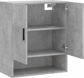 vidaXL Ντουλάπι Τοίχου Γκρι Σκυρ. 60x31x70 εκ. Επεξεργασμένο Ξύλο