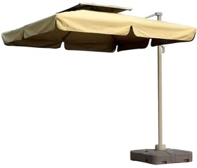 Ομπρέλα Τετράγωνη Γωνιακή 23899 300x300cm Beige