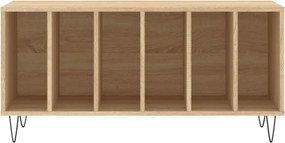 vidaXL Έπιπλο Δίσκων Sonoma Δρυς 100x38x48 εκ. από Επεξεργασμένο Ξύλο