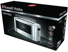 Τοστιέρα Elegance της Russell Hobbs 23380-56, 1420W, 2 φιλέτα, 6 μοίρες, Lift & Look, Inox/μαύρο