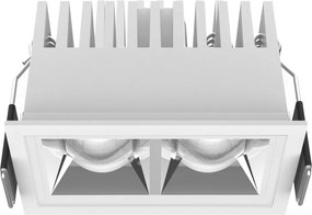LED Σποτ Χωνευτό Toris 14W 3000K 40° Στεγανό IP65 Λευκό