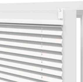 Πλισέ στόρι σκίασης 80x200cm Λευκό 240604
