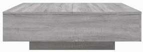 vidaXL Τραπεζάκι Σαλονιού Γκρι Sonoma 100 x 100 x 31 εκ. Επεξεργ. Ξύλο