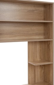 ΓΡΑΦΕΙΟ ΜΕ ΒΙΒΛΙΟΘΗΚΗ-ΡΑΦΙΕΡΑ STATUS HM2032.02 SONOMA 120X55X182