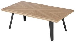 Coffee Table 1564 Filliana Sonoma - Black 130x70x45 cm 130x70x45 εκ.