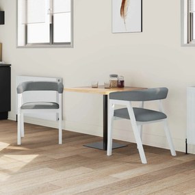 vidaXL Καρέκλες φαγητού 2 pcs Λευκό 54 x 57 x 73 εκ