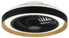 Ανεμιστήρας Οροφής Με Φωτιστικό LED 44W IP20 FEDER Sunlight-FEDER-48BK-Μαύρο FEDER-48BK