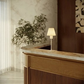 Επιτραπέζιο Πορτατίφ MAG-Y με Υποδοχή για Αμπαζούρ Λευκό