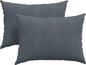 vidaXL Μαξιλάρι Καναπέ 2 pcs Σκούρο Γκρι 70 x 50 cm