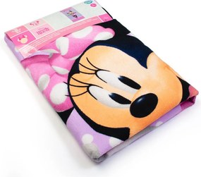 Παιδική Πετσέτα Θαλάσσης Microfiber (70x140) Dimcol Minnie 180 Lilac