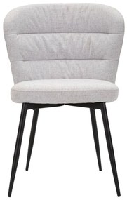 Καρέκλα 2τμχ Γκρι LOSANNA 58x60.5x85