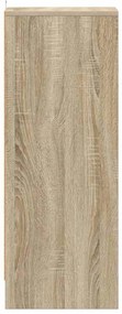 vidaXL Παπουτσοθήκη Sonoma Δρυς 31,5 x 35 x 90 εκ. από Επεξ. Ξύλο