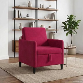 vidaXL Καναπές με Αποθήκευση Κόκκινο 72 x 78 x 87 εκ. Πολυεστέρας