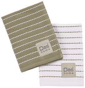 Ποτηρόπανα (Σετ 2τμχ) Das Home Kitchen 0822