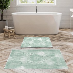 Bathmat Set (2 Pieces) Kt448 V3 Multicolor