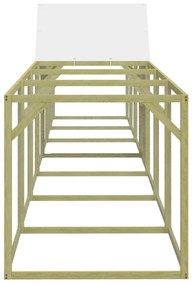 vidaXL Κοτέτσι 700x100x150 εκ. από Μασίφ Εμποτισμένο Ξύλο Πεύκου