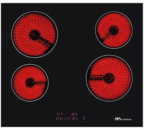 MultiHome MH-6135 Κεραμική Εστία Αυτόνομη 59x52εκ Μαύρη