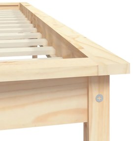 vidaXL Πλαίσιο Κρεβατιού 180x200 εκ. Μασίφ Πεύκο Super King