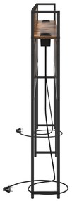 vidaXL Κεφαλάρι Αποθήκης Καπνιστή δρυς 180 cm Επεξεργασμένο ξύλο