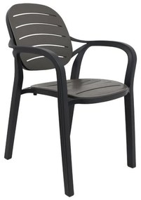 Outdoor Chair Rusty Fylliana Anthracite 57.5x58x84 cm