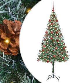 vidaXL Τεχνητό Χριστουγεννιάτικο Δέντρο Πράσινο 180 cm PVC και Χάλυβας