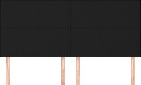 vidaXL Κεφαλάρι Μαύρο 160x5x118/128 εκ. Ύφασμα