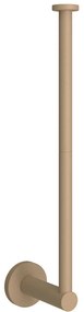 Χαρτοθήκη Εφεδρική 2 Θέσεων 103-103 5x5x29cm Matt Beige Pam&Co Brass