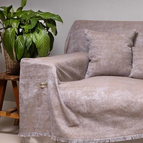 Ριχτάρι Kedros Bronze Aslanis Home Διθέσιο 180x250cm Βαμβάκι-Πολυέστερ