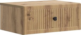 vidaXL Κομοδίνο 2 τεμ. Artisan Δρυς 49 x 34,5 x 20 εκ.