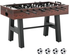 VEVOR Foosball Table, 55 inch Standard Size Foosball Table, Indoor Full Size Foosball Table for Home, Family, and Game Room, Soccer with Foosball Table Set, Includes 4 Balls and 2 Cup Holders