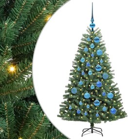 vidaXL Τεχνητό Χριστουγεννιάτικο Δέντρο με Άξονα Πράσινο 120 cm