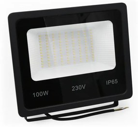 Προβολέας LED SMD 100W 3000K Δέσμη 120° Μαύρο IP65 3-380100100 Lumen 3-380100100 Μαύρο