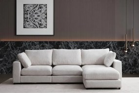 Stewehome Γωνιακός καναπές μοντέρνου στυλ με σκελετό από οξιά