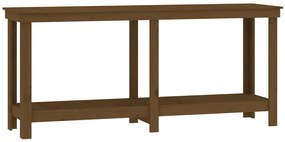 vidaXL Πάγκος Εργασίας Μελί Καφέ 180 x 50 x 80 εκ. Μασίφ Ξύλο Πεύκο
