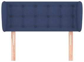 vidaXL Κεφαλάρι με Πτερύγια Μπλε 83 x 23 x 78/88 εκ. Υφασμάτινο