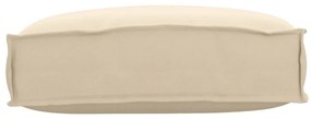 vidaXL Μαξιλάρι Παλέτας για Πλάτη Μπεζ 50x40x12 εκ, Υφασμα Οξφόρδη