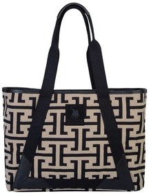 Τσάντα Θαλάσσης 3840 35x42x12 Beige-Black Greenwich Polo Club