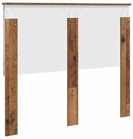 vidaXL Κεφαλάρι με κεφαλάρι Παλιό Ξύλο 120 cm Επεξεργασμένο ξύλο