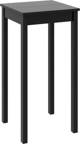 vidaXL Τραπέζι Μπαρ Μαύρο 55 x 55 x 107 εκ. από MDF
