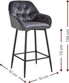 Σκαμπό μπαρ Sandra-Gkri