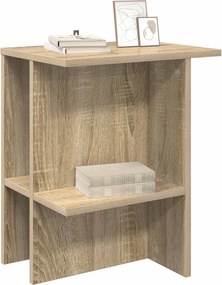 vidaXL Τραπεζάκι σαλονιού Sonoma Δρυς 40 x 30 x 49 εκ.